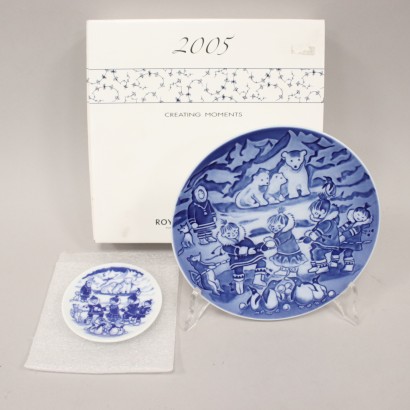 Royal Copenhagen Assiette de Noël Vintage Porcelaine 2005