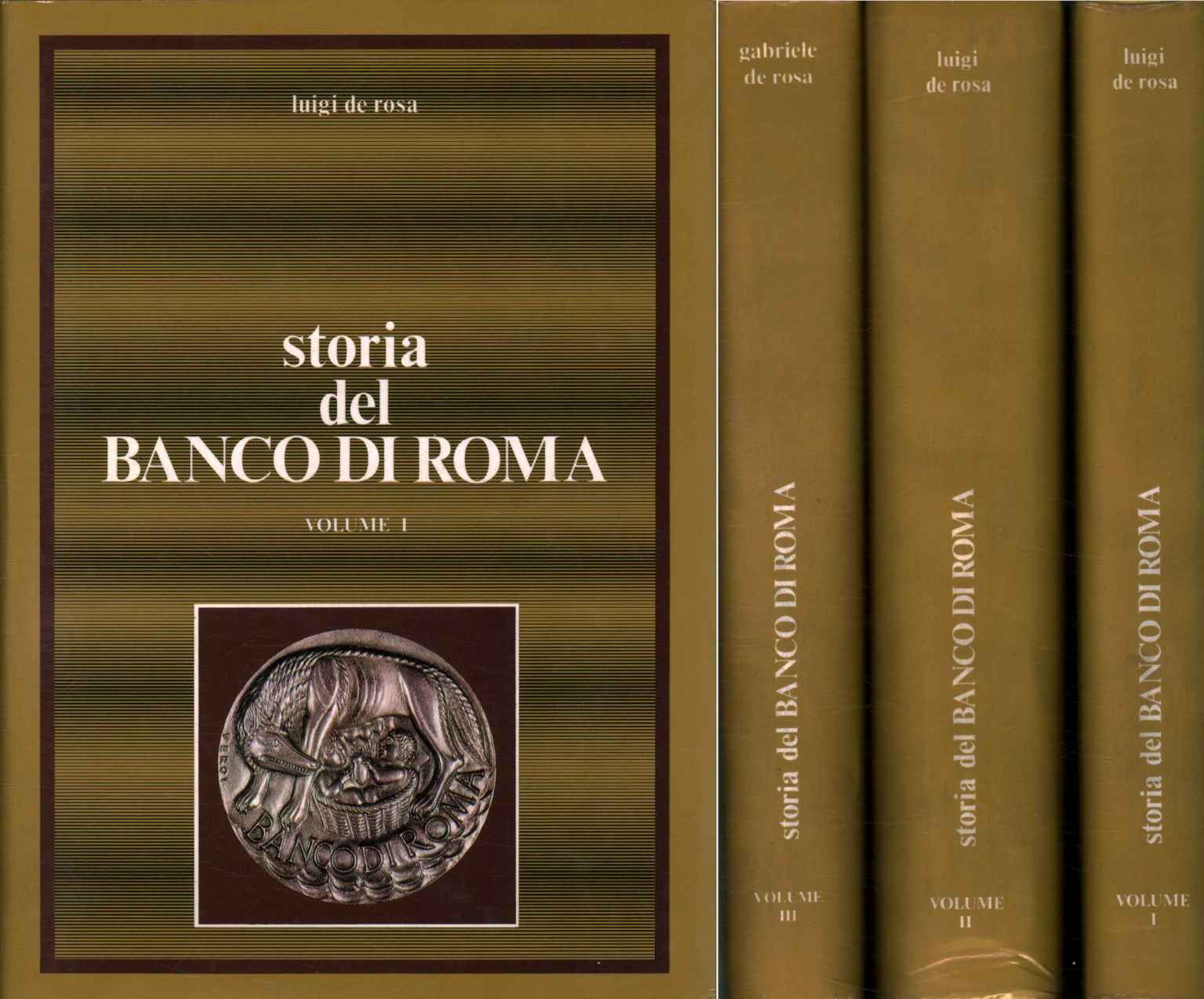 Histoire de la Banco di Roma (3 volumes)