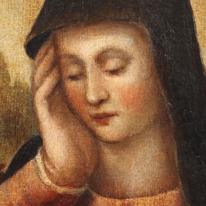 Painting of the Sorrowful Madonna