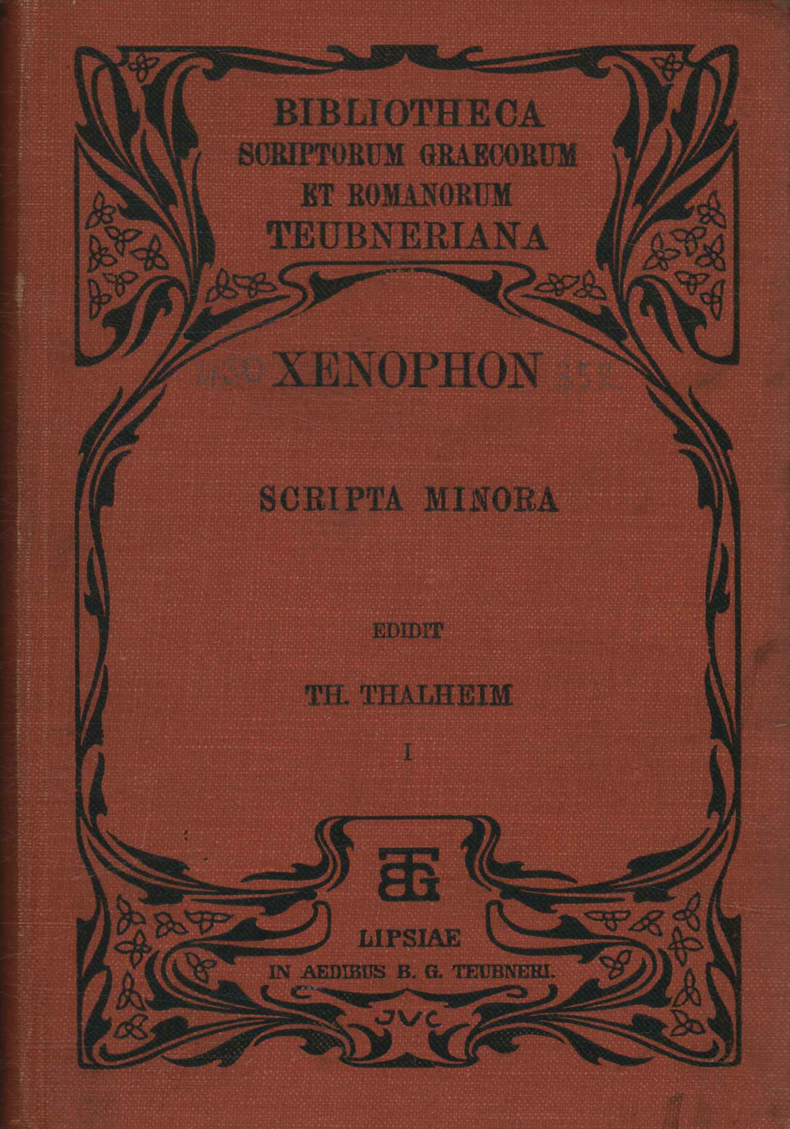 Grato pioque animo,Xenophontis scripta minora