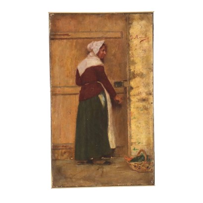 Dipinto di Giovanni Muzzioli,Figura femminile,Giovanni Muzzioli,Giovanni Muzzioli,Giovanni Muzzioli,Giovanni Muzzioli,Giovanni Muzzioli