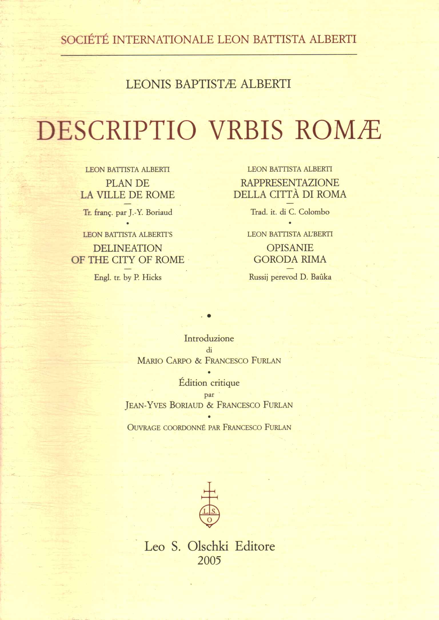 Description of the city of Rome