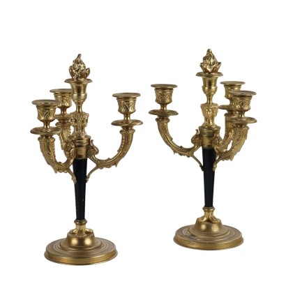 Par de candelabros Albert Marionnet Paris