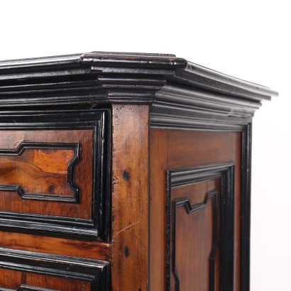 chest of drawers with a drop-leaf