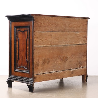 chest of drawers with a drop-leaf