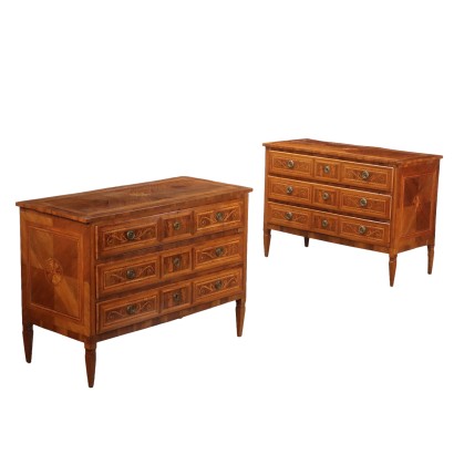 pair of neoclassical dressers,Pair of Neoclassical Dressers