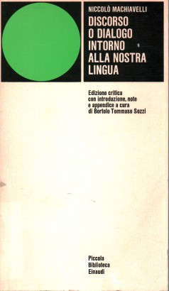 Discorso o dialogo intorno alla nostra lingua