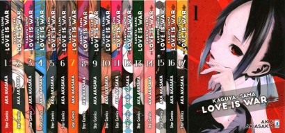 Kaguya Sama. Love is war. Sequenza completa (17 Volumi)