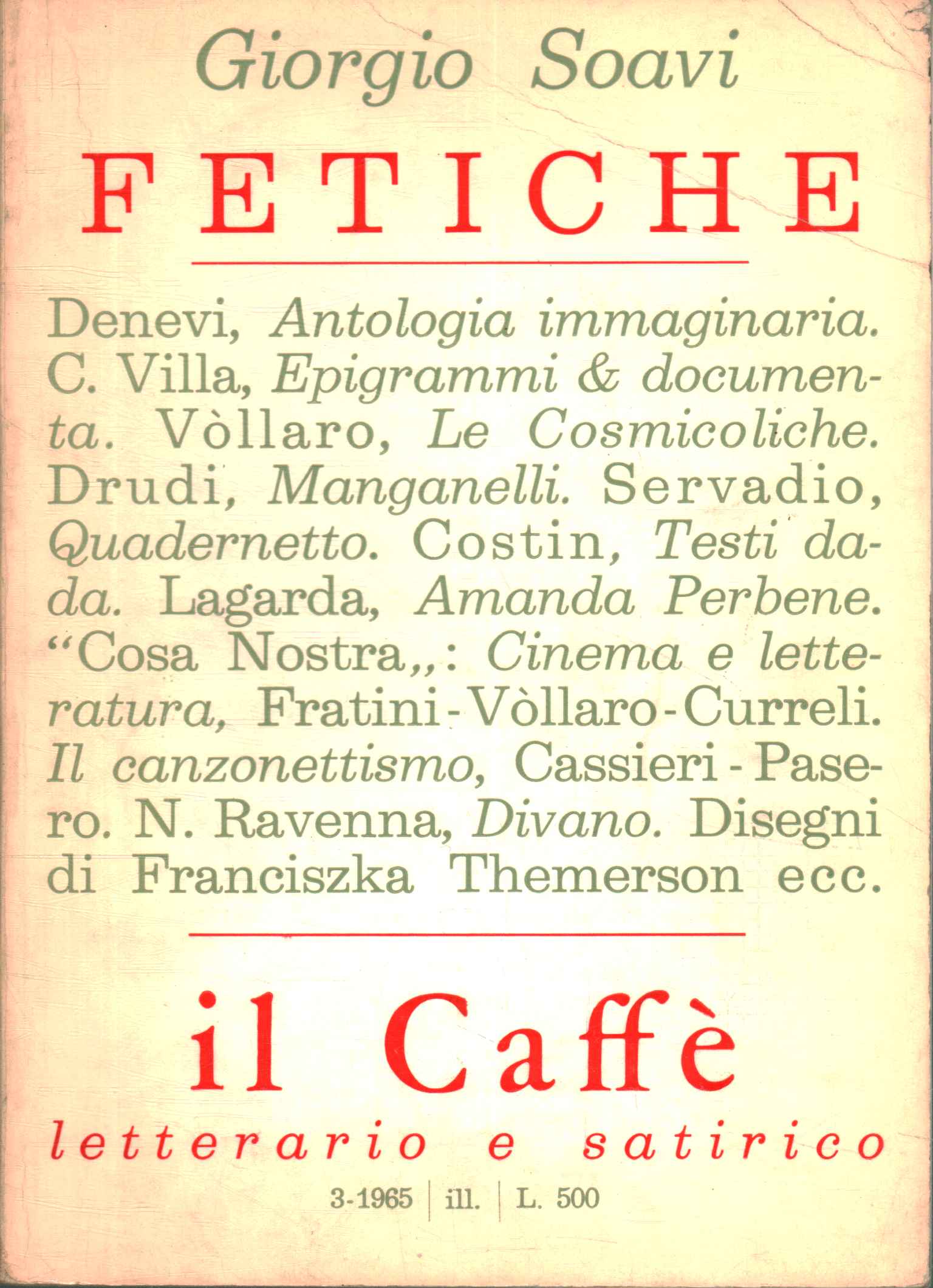 The literary and satirical café