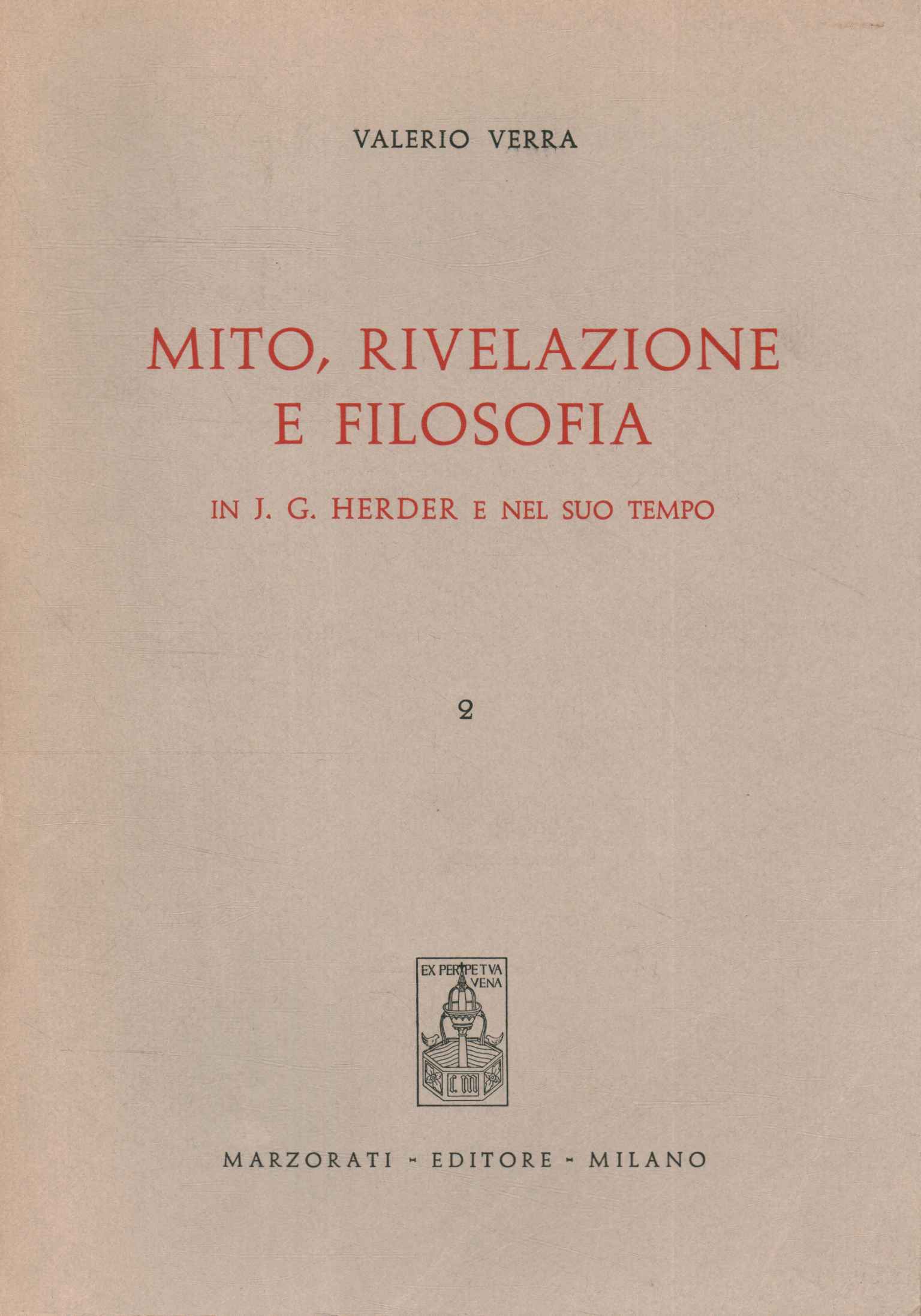 Mito rivelazione e filosofia,Mito rivelazione e filosofia in J. G.