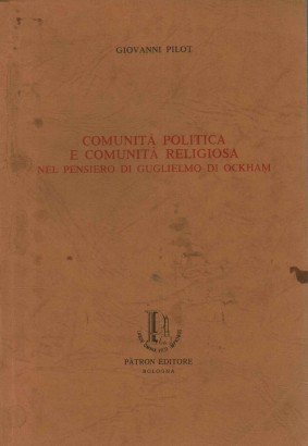 Comunità politica e comunità religiosa