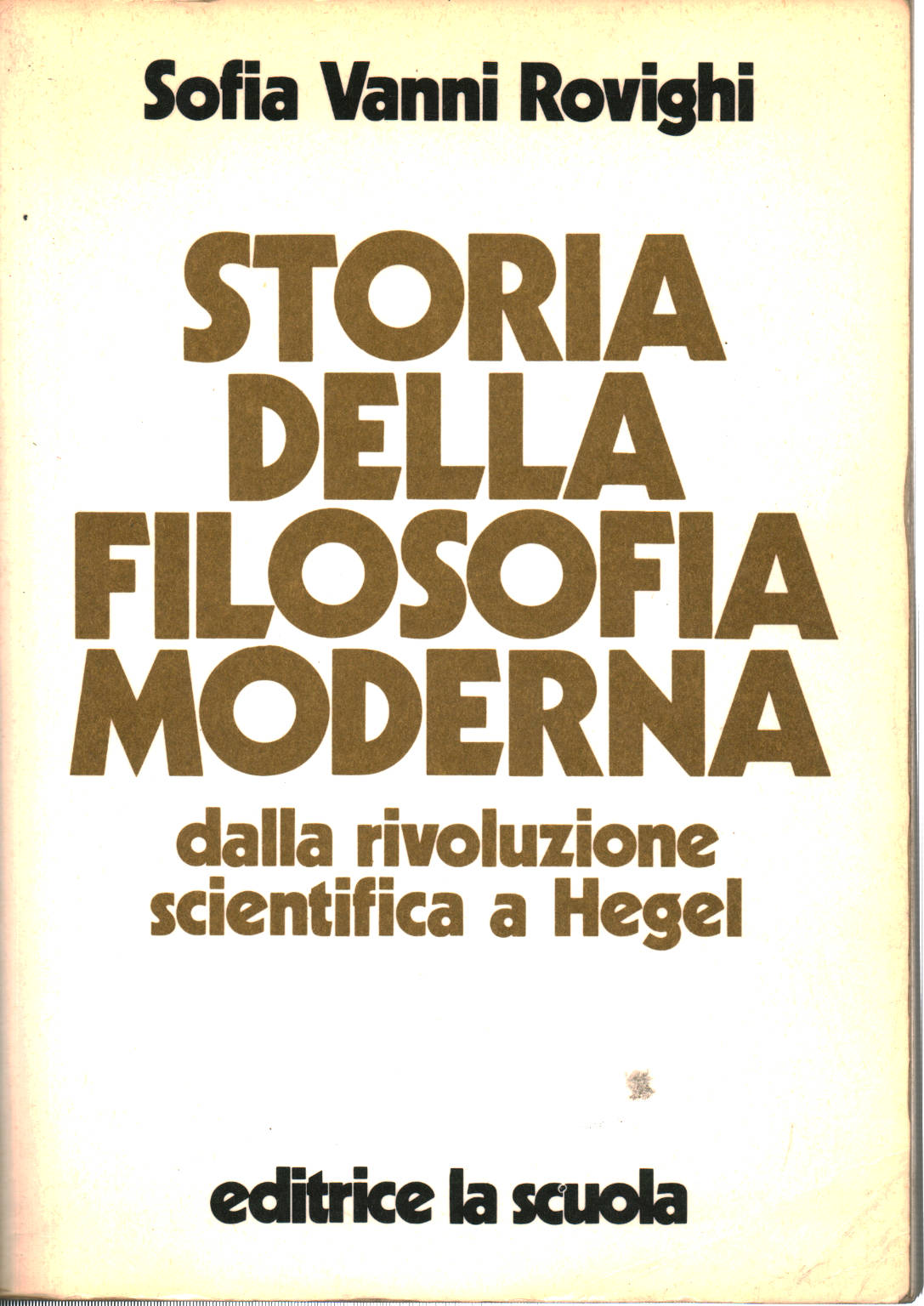 Storia della filosofia moderna. Dalla ri