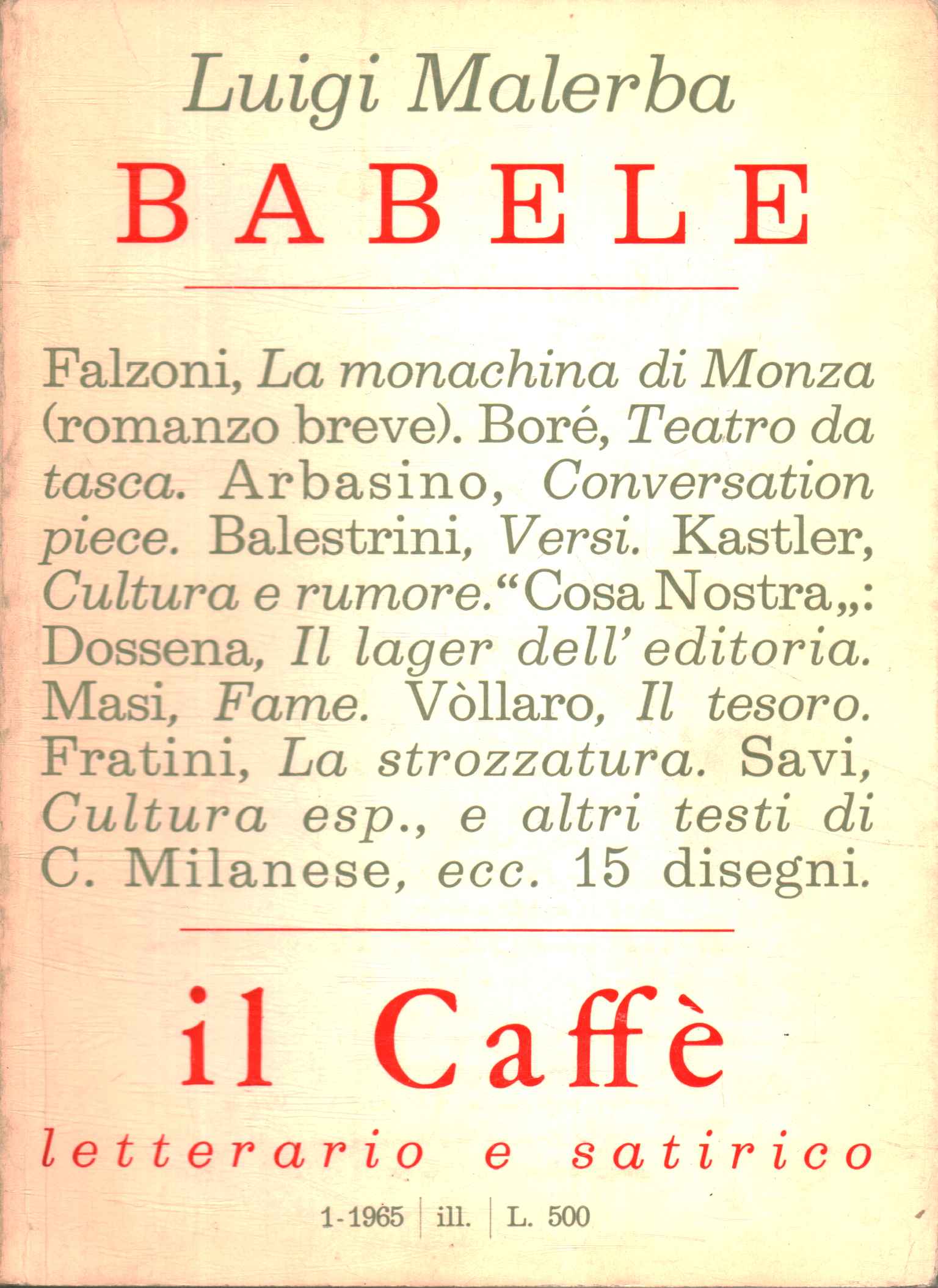 Il Caffè letterario e satirico