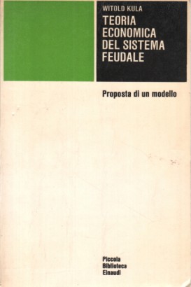 Teoria economica del sistema feudale