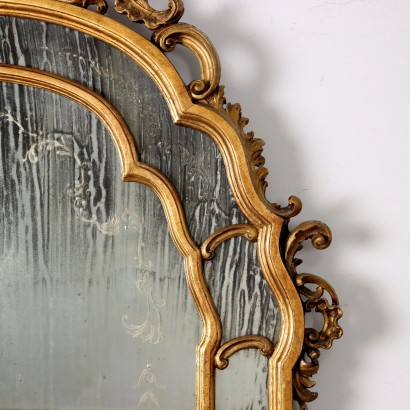 Golden Mirror,Rococo Style Golden Mirror