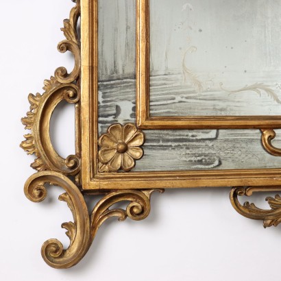 Golden Mirror,Rococo Style Golden Mirror