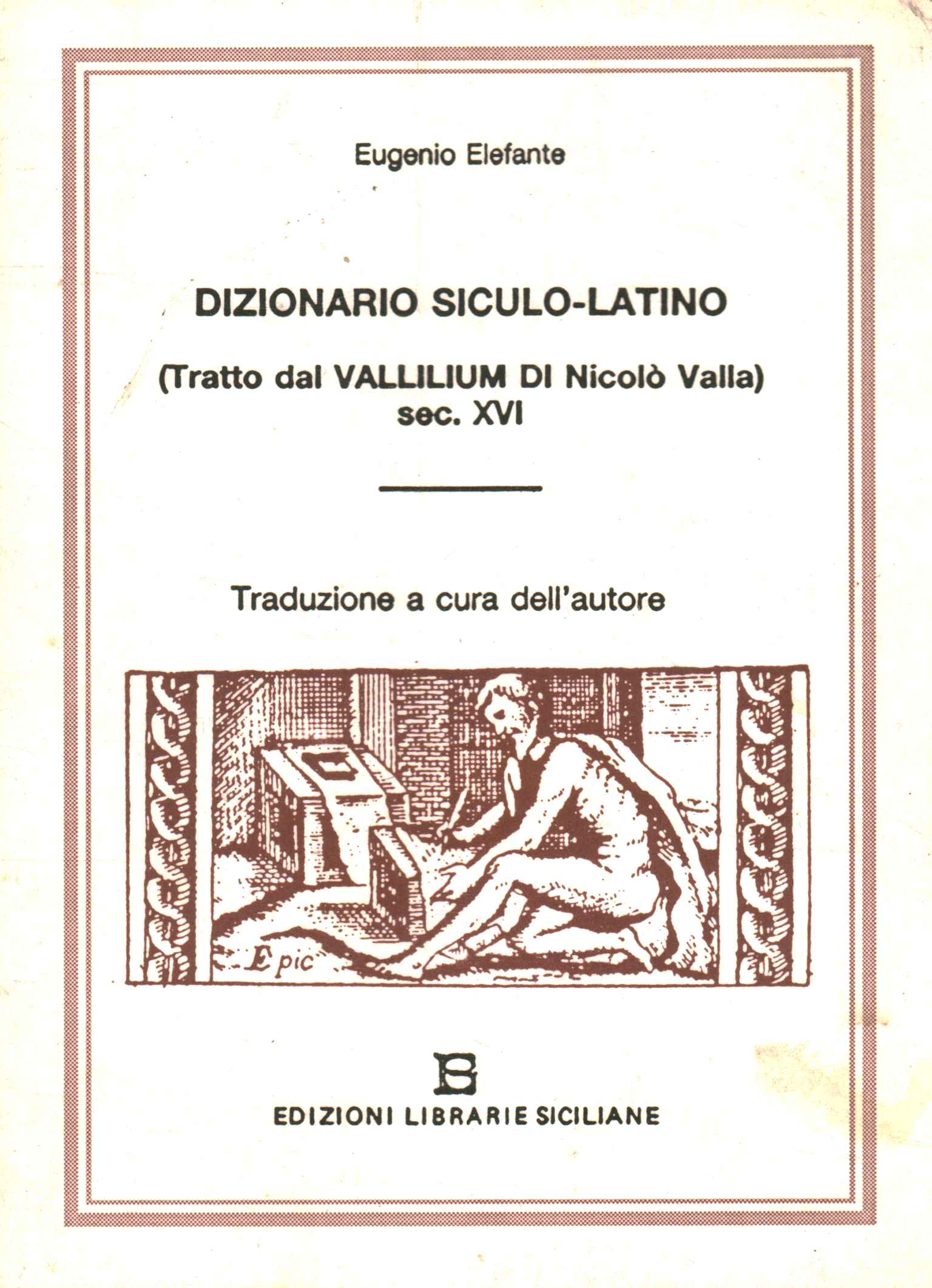 Diccionario siciliano-latín