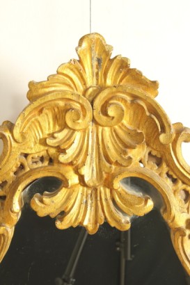 antiquariato, specchiere, cornice mistilinea, Specchiera