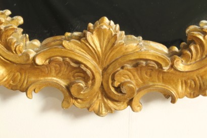 antiquariato, specchiere, cornice mistilinea, Specchiera