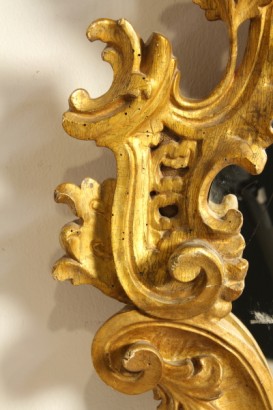 antiquariato, specchiere, cornice mistilinea, Specchiera