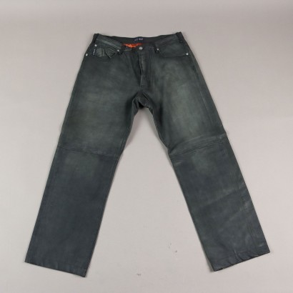 Armani Jeans Pantaloni Uomo in Pelle