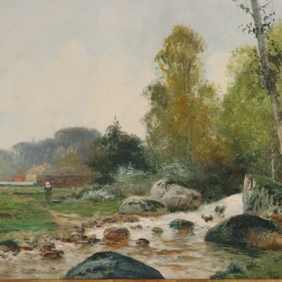 Painting Landscape with Figure