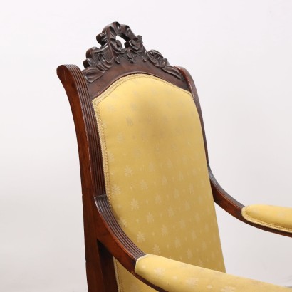 2 SILLONES, Par de sillones Louis Philippe