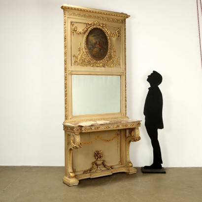 Console with mirror, Console with mirror in Neoclassical style