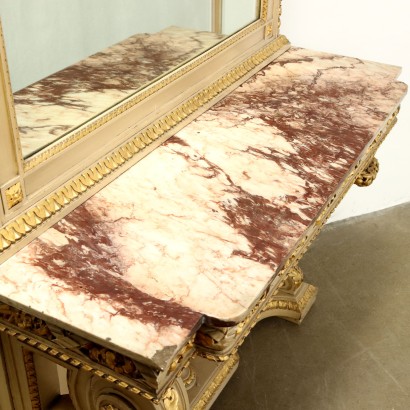 Console with mirror, Console with mirror in Neoclassical style