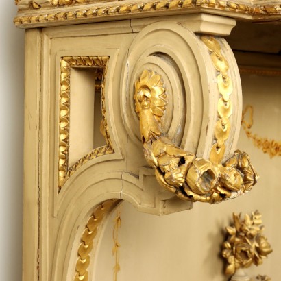 Console with mirror, Console with mirror in Neoclassical style