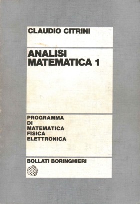 Analisi matematica 1