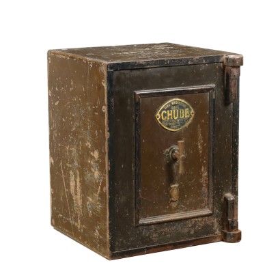 Antique Safe Chubb & Son's Metal England XIX Century