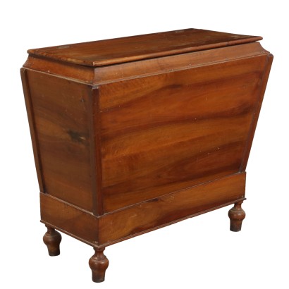 Antique Chest Louis Philippe Solid Walnut Italy XIX Century