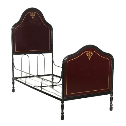 Bed, Wrought Iron Bed Umbertine Period