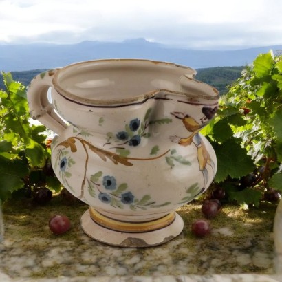 Ligurian Manufacture Majolica Jug