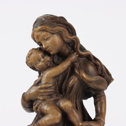 Statua in Legno di Madonna con Bambino