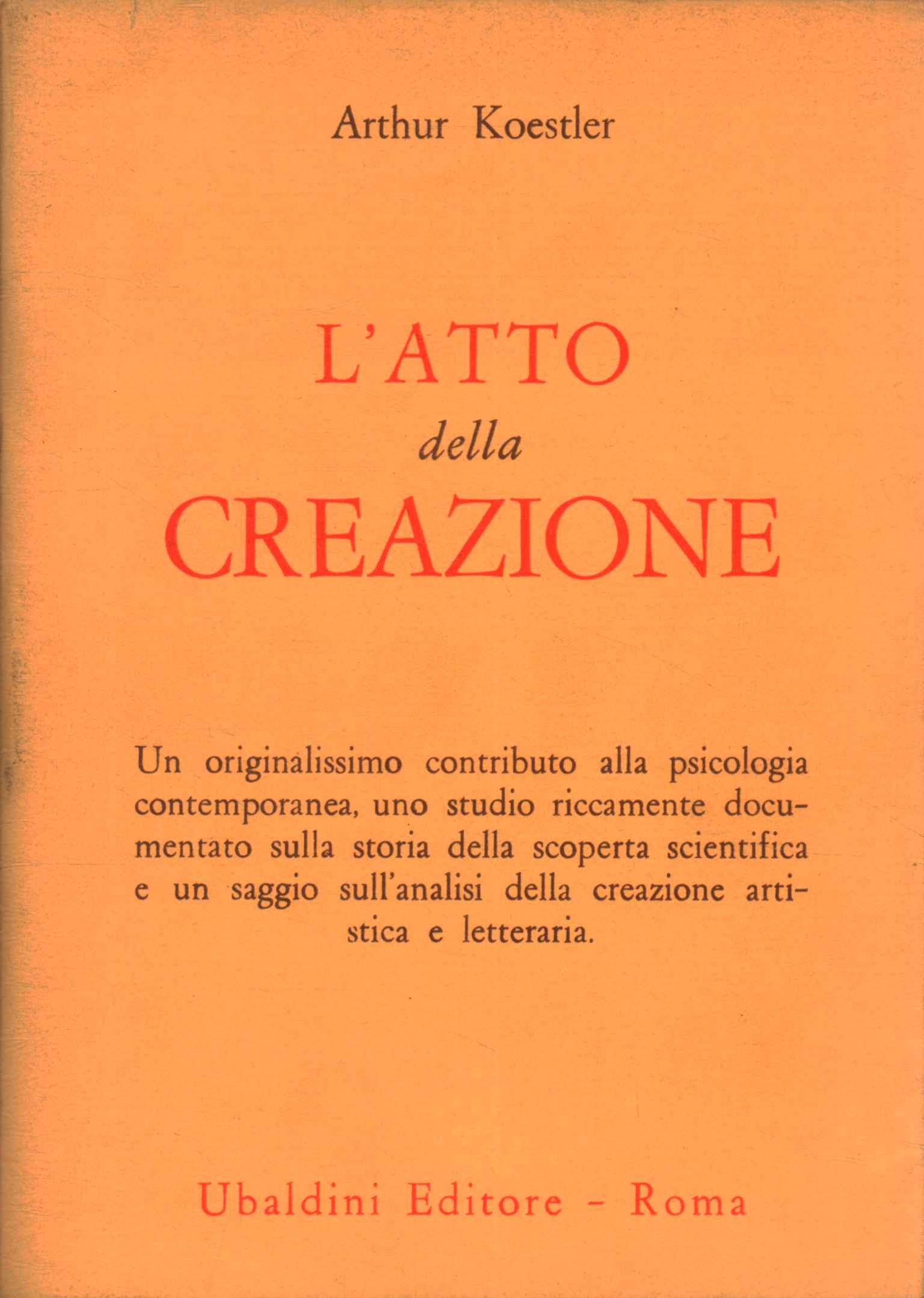 L'atto della creazione