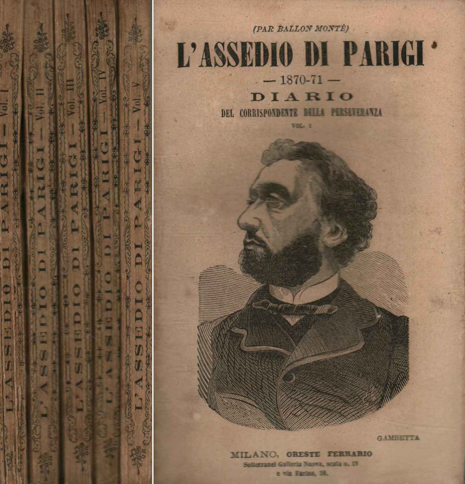 El asedio de París 1870-71. Allá