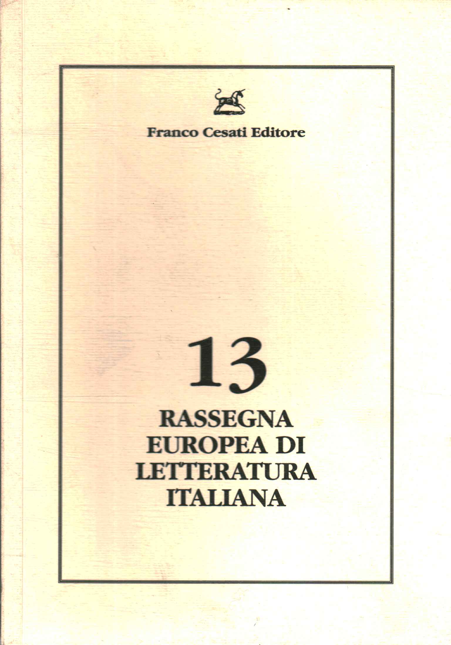 Rassegna europea di letteratura italiana%2