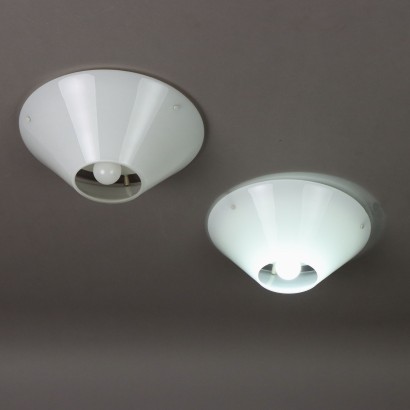 Lampes 'Linz' de Vico Magistretti pour O-luce