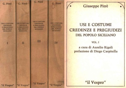 Usi e costumi credenze e pregiudizi del popolo siciliano (4 Volumi)