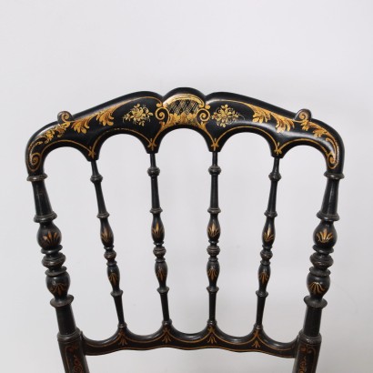 Group of 4 chairs, Group of Four Chiavarine Chairs