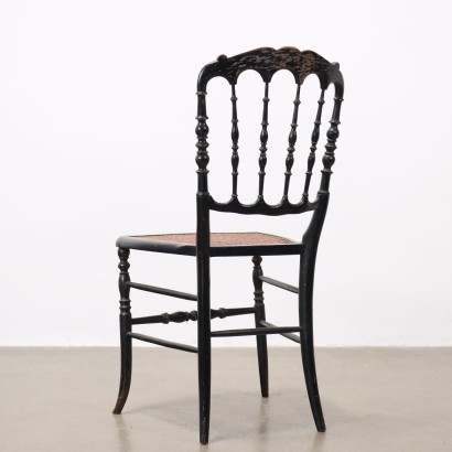 Group of 4 chairs, Group of Four Chiavarine Chairs