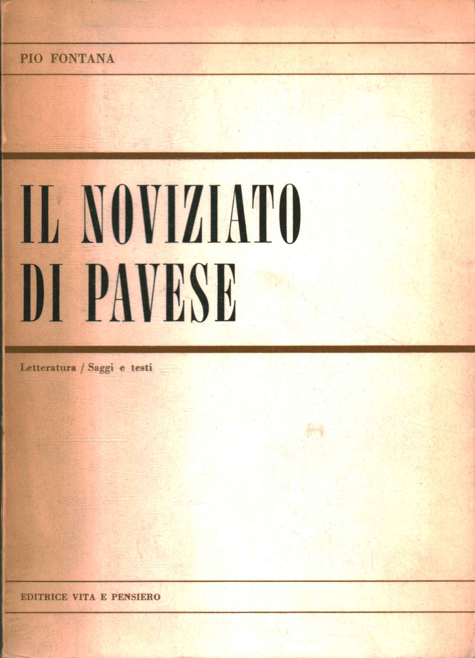 Il noviziato di Pavese