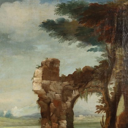 Painting Landscape with Knights and Ruins