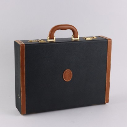 Trussardi Briefcase Leather Second Hand Italy