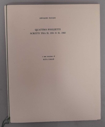 Cuatro notas escritas entre 1951