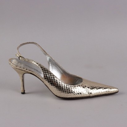 Dolce&Gabbana Slingback Silver,Dolce&Gabbana Slingback Platinum