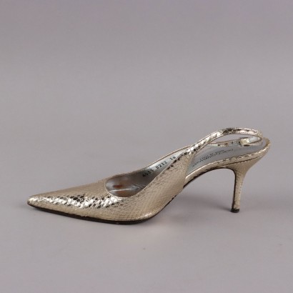 Dolce&Gabbana Slingback Silver,Dolce&Gabbana Slingback Platinum