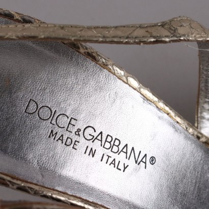 Dolce&Gabbana Slingback Silver,Dolce&Gabbana Slingback Platinum